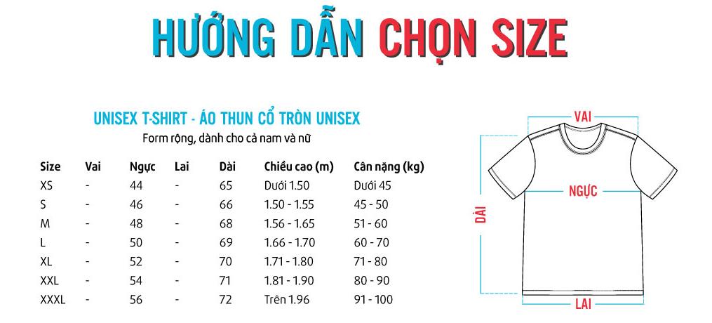 Hướng dẫn chọn size